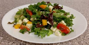 Avocado salat with feta