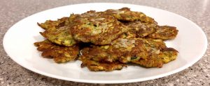 zucchini pancake with garlic