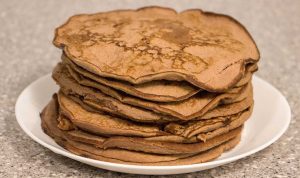 Layered Liver Cake with Coconut Flour