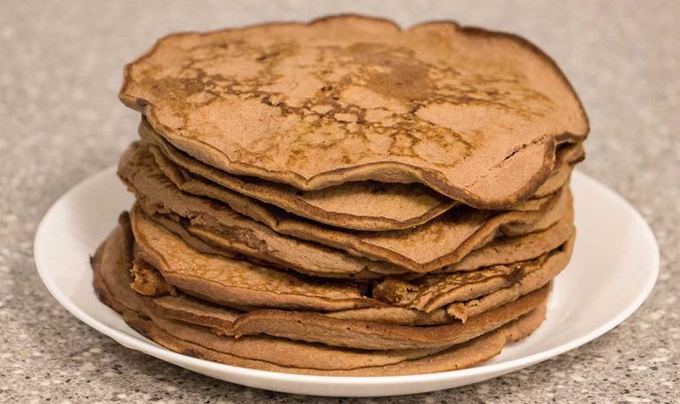 Layered Liver Cake with Coconut Flour
