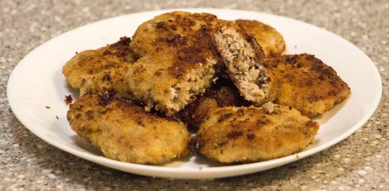 Pork Mushrooms Cutlet