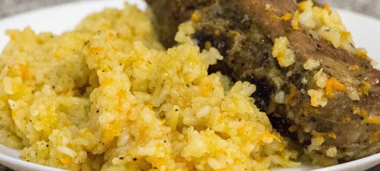 Plov with Pork Ribs